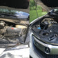 Engine bay before and after
