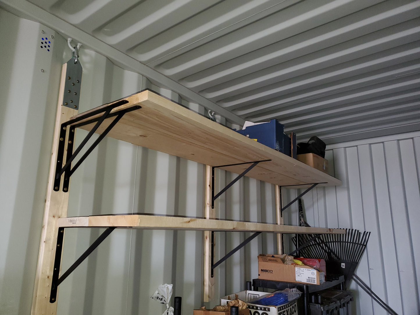 Shipping Container Shelving DIY kit - 2 pack