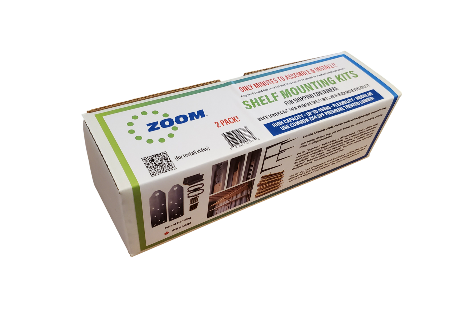 Shipping Container Shelving DIY kit - 2 pack