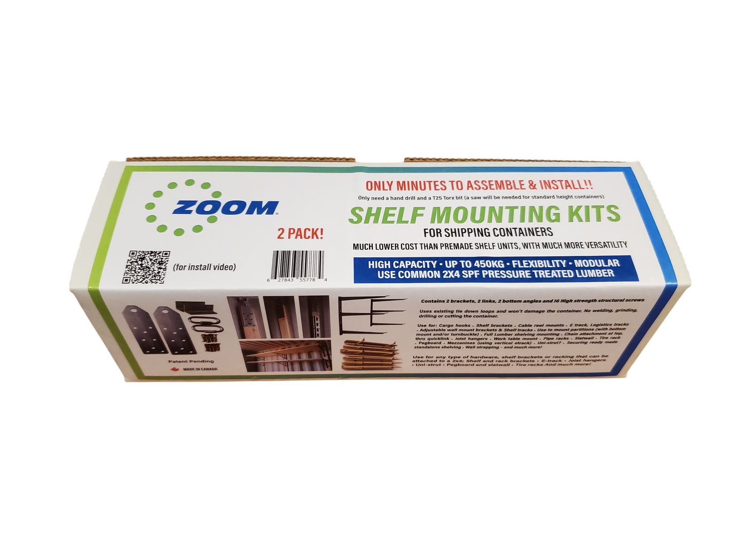 Shipping Container Shelving DIY kit - 2 pack