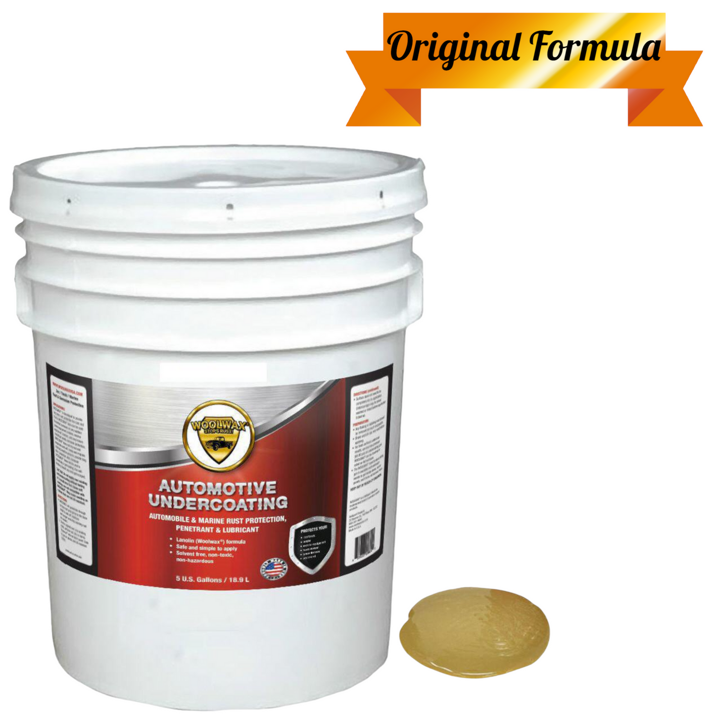 Woolwax Lanolin Undercoating 5 Gallon Pail – Straw