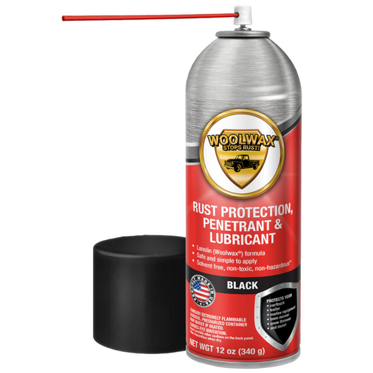 Woolwax™ Aerosol Cans ( Black ) 12 Can kit