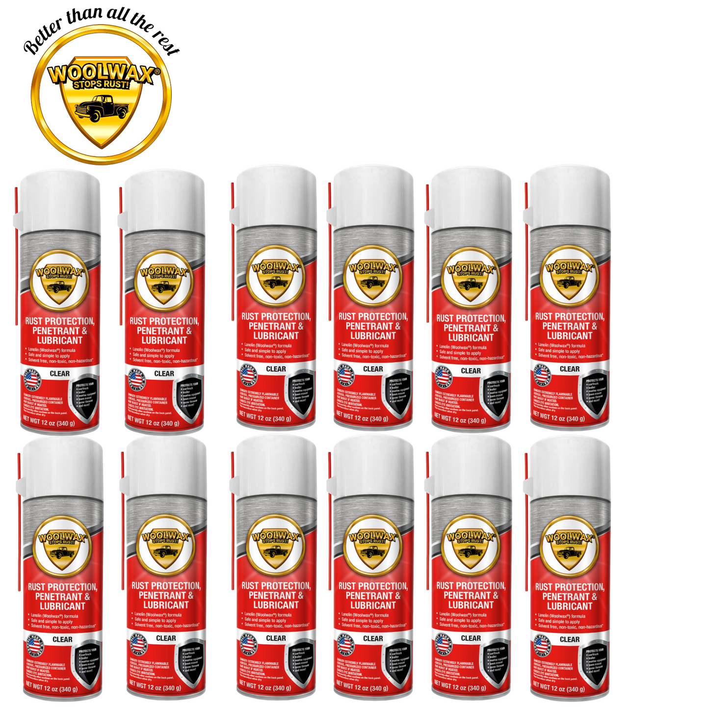 Woolwax™Aerosol Spray  ( Straw ) ( 12 per Case ) CAN$