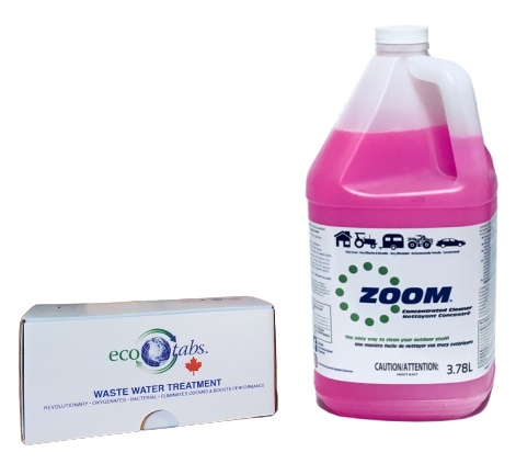 Ecotabs Cleanout and Maintenance kit & ZOOM 3.78L Concentrate